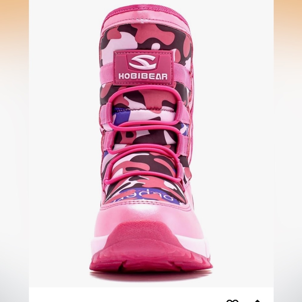 Pink Camo GUBARUN Hobibear Snow Boots size 2